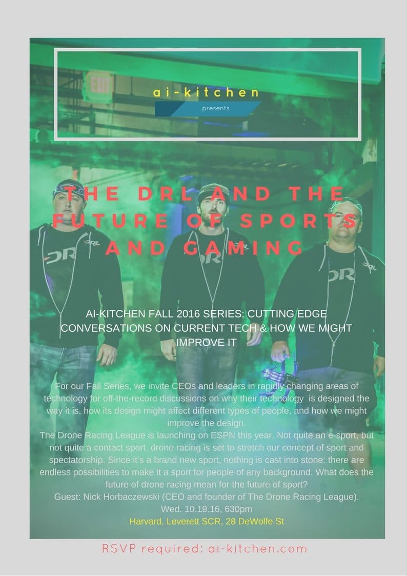 AI-Kitchen event — The DRL and the Future of Sports and Gaming